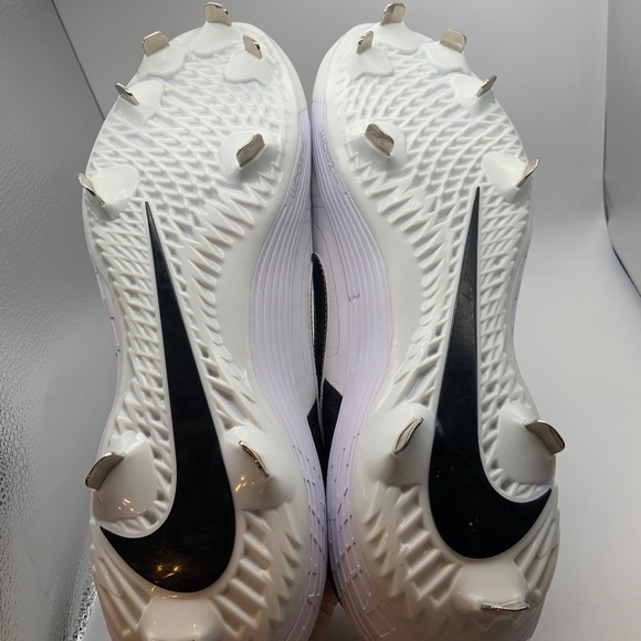 Nike Air Zoom Dragon Low Men\'s Metal Baseball Cleats White/Black Size 13 main image 9